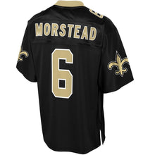 Load image into Gallery viewer, Men' NFL Pro Line Thomas Morestead Black New Orleans Saints Big &amp; Tall Player Jersey