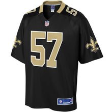 Load image into Gallery viewer, Men' NFL Pro Line Alex Okafor Black New Orleans Saints Big &amp; Tall Player Jersey