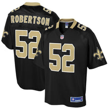 Load image into Gallery viewer, Men' NFL Pro Line Craig Robertson Black New Orleans Saints Big &amp; Tall Player Jersey