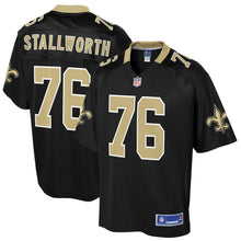 Load image into Gallery viewer, Men' NFL Pro Line Taylor Stallworth Black New Orleans Saints Big &amp; Tall Player Jersey