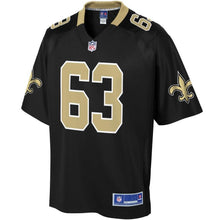 Load image into Gallery viewer, Men' NFL Pro Line Cameron Tom Black New Orleans Saints Big &amp; Tall Player Jersey