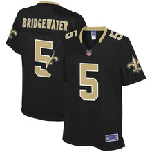 Load image into Gallery viewer, Women' NFL Pro Line Teddy Bridgewater Black New Orleans Saints Player Jersey