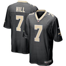 Load image into Gallery viewer, Men' Nike Taysom Hill Black New Orleans Saints Game Jersey