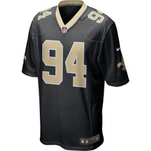 Load image into Gallery viewer, Men' Nike Cameron Jordan Black New Orleans Saints Game Jersey