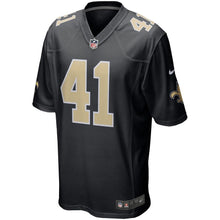 Load image into Gallery viewer, Men' Nike Alvin Kamara Black New Orleans Saints Event Game Jersey