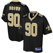 Load image into Gallery viewer, Men' NFL Pro Line Malcolm Brown Black New Orleans Saints Player Jersey