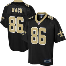 Load image into Gallery viewer, Men' NFL Pro Line Alize Mack Black New Orleans Saints Big &amp; Tall Player Jersey
