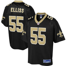 Load image into Gallery viewer, Men' NFL Pro Line Kaden Elliss Black New Orleans Saints Player Jersey