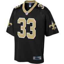 Load image into Gallery viewer, Men' NFL Pro Line Saquon Hampton Black New Orleans Saints Big &amp; Tall Player Jersey