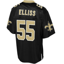 Load image into Gallery viewer, Men' NFL Pro Line Kaden Elliss Black New Orleans Saints Big &amp; Tall Player Jersey