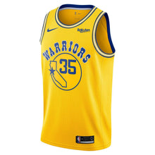 Load image into Gallery viewer, 35 - Kevin Durant Golden State Warriors Swingman Hardwood Classic Jersey - Gold