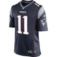 Load image into Gallery viewer, Nike Julian Edelman #11 Game Jersey Navy