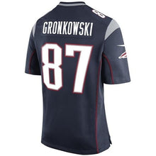 Load image into Gallery viewer, Youth Nike Rob Gronkowski Game Jersey-Navy