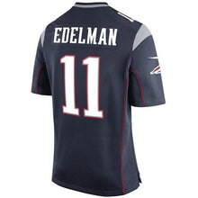 Load image into Gallery viewer, Youth Nike Julian Edelman Game Jersey-Navy