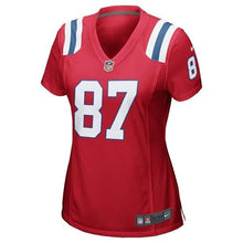 Load image into Gallery viewer, Ladies Nike Rob Gronkowski Throwback Jersey-Red
