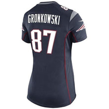 Load image into Gallery viewer, Ladies Nike Rob Gronkowski Game Jersey-Navy