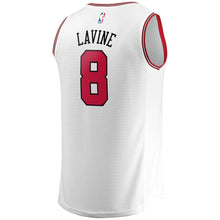 Load image into Gallery viewer, 8 - Men's Fanatics Branded Zach LaVine White Chicago Bulls Fast Break Replica Jersey – Association Edition - White
