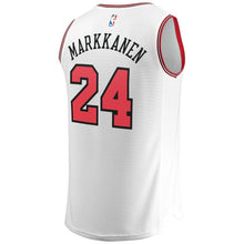 Load image into Gallery viewer, 24 - Men's Fanatics Branded Lauri Markkanen White Chicago Bulls Fast Break Replica Jersey - Association Edition - White