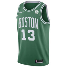 Load image into Gallery viewer, 13  - Men's Nike Marcus Morris Green Boston Celtics Swingman Sponsor Patch Jersey - Icon Edition - Green