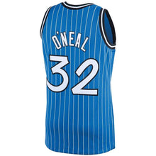 Load image into Gallery viewer, 32 - Men's Mitchell &amp; Ness Shaquille O'Neal Blue Orlando Magic 1994-95 Hardwood Classics Swingman Jersey - Blue
