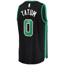 Load image into Gallery viewer, 0 - Men's Fanatics Branded Jayson Tatum Black Boston Celtics Fast Break Replica Jersey - Statement Edition - Black