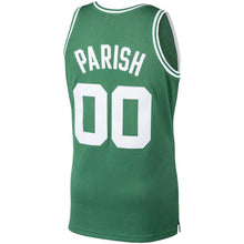 Load image into Gallery viewer, 00 - Men's Mitchell &amp; Ness Robert Parish Kelly Green Boston Celtics 1986-87 Hardwood Classics Swingman Jersey - Green