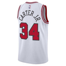 Load image into Gallery viewer, 34 - Men's Nike Wendell Carter Jr. White Chicago Bulls Swingman Sponsor Patch Jersey - Association Edition - White