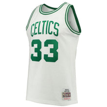 Load image into Gallery viewer, 33-Men's Mitchell &amp; Ness Larry Bird White Boston Celtics 1985-86 Hardwood Classics Swingman Jersey - White
