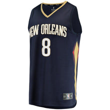Load image into Gallery viewer, 8 - Men's Fanatics Branded Jahlil Okafor Navy New Orleans Pelicans Fast Break Replica Jersey – Icon Edition - Navy