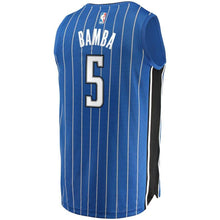 Load image into Gallery viewer, 5 - Men's Fanatics Branded Mohamed Bamba Blue Orlando Magic Fast Break Replica Jersey – Icon Edition - Blue