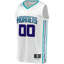 Load image into Gallery viewer, 00 - Men's Fanatics Branded White Charlotte Hornets Fast Break Custom Replica Jersey - Association Edition  - White
