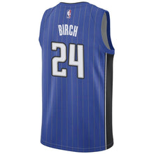 Load image into Gallery viewer, 24 - Men's Nike Khem Birch Royal Orlando Magic Swingman Sponsor Patch Jersey - Icon Edition - Blue