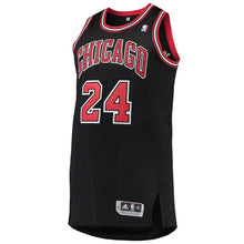 Load image into Gallery viewer, 24 - Men's adidas Lauri Markkanen Black Chicago Bulls Finished Authentic Jersey - Black