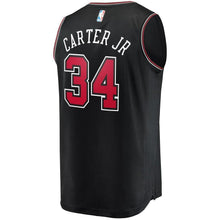 Load image into Gallery viewer, 34 - Youth Fanatics Branded Wendell Carter Jr. Black Chicago Bulls Fast Break Jersey - Statement Edition - Black