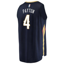 Load image into Gallery viewer, 4 - Men's Fanatics Branded Elfrid Payton Navy New Orleans Pelicans Fast Break Replica Jersey – Icon Edition - Navy
