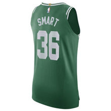 Load image into Gallery viewer, 36 - Men's Nike Marcus Smart Green Boston Celtics Authentic Sponsor Patch Jersey – Icon Edition - Green