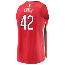 Load image into Gallery viewer, 42 - Men's Fanatics Branded Alexis Ajinca Red New Orleans Pelicans Fast Break Replica Player Jersey - Statement Edition - Red