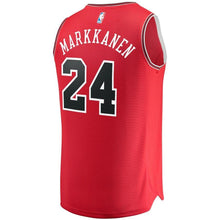 Load image into Gallery viewer, 24 - Men's Fanatics Branded Lauri Markkanen Red Chicago Bulls Fast Break Replica Jersey - Icon Edition - Red