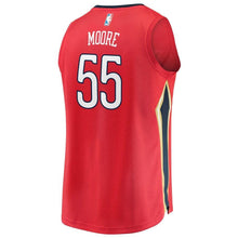 Load image into Gallery viewer, 55 - Men's Fanatics Branded E'Twaun Moore Red New Orleans Pelicans Fast Break Replica Player Jersey - Statement Edition - Red