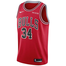Load image into Gallery viewer, 34 - Men's Nike Wendell Carter Jr. Red Chicago Bulls Swingman Sponsor Patch Jersey – Icon Edition - Red