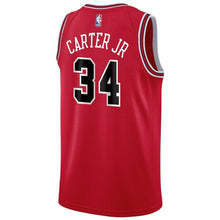 Load image into Gallery viewer, 34 - Men's Nike Wendell Carter Jr. Red Chicago Bulls Swingman Sponsor Patch Jersey – Icon Edition - Red