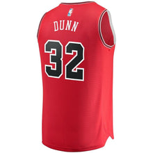 Load image into Gallery viewer, 32 - Men's Fanatics Branded Kris Dunn Red Chicago Bulls Fast Break Road Replica Player Jersey - Icon Edition - Red