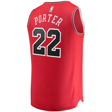 Load image into Gallery viewer, 22 - Men's Fanatics Branded Otto Porter Red Chicago Bulls Fast Break Replica Jersey – Icon Edition - Red