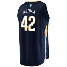 Load image into Gallery viewer, 42 - Men's Fanatics Branded Alexis Ajinca Navy New Orleans Pelicans Fast Break Replica Player Jersey - Icon Edition - Navy