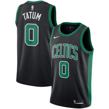 Load image into Gallery viewer, 0 - Men's Nike Jayson Tatum Black Boston Celtics Replica Swingman Jersey - Statement Edition - Black