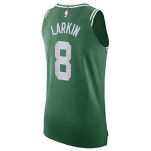 Load image into Gallery viewer, 8  - Men's Nike Shane Larkin Green Boston Celtics Authentic Sponsor Patch Jersey – Icon Edition - Green