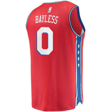 Load image into Gallery viewer, 0 - Men's Fanatics Branded Jerryd Bayless Red Philadelphia 76ers Fast Break Replica Player Jersey - Statement Edition - Red