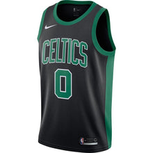 Load image into Gallery viewer, 0 - Men's Nike Jayson Tatum Black Boston Celtics Replica Swingman Jersey - Statement Edition - Black