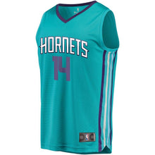 Load image into Gallery viewer, 14 - Youth Fanatics Branded Michael Kidd-Gilchrist Teal Charlotte Hornets Fast Break Player Jersey - Icon Edition - Aqua