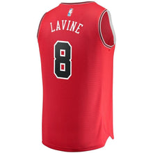 Load image into Gallery viewer, 8 - Men's Fanatics Branded Zach LaVine Red Chicago Bulls Fast Break Replica Jersey - Icon Edition - Red